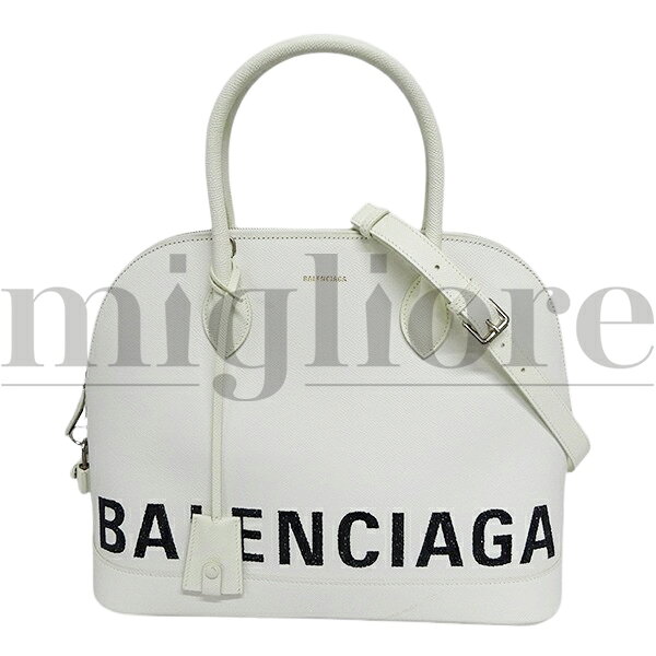 BALENCIAGA バレンシアガ ビルトップハンドル レザー 2WAY ハンドバッグ【中古】