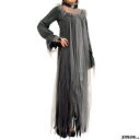 亡霊 ワンピース ドレス 01000811　淑女 黒衣 ゴースト 幽霊 ホラー ハロウィン コスプレ 衣装 仮装