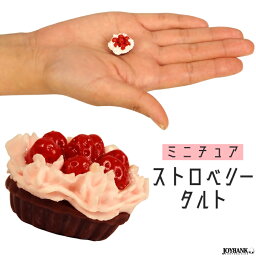 【30日9:59までポイント10倍】ミニチュア　いちごタルト　ホール　ミニチュアスイーツ　ケーキ　インテリア　雑貨　ディスプレイ　ぬい撮　FG052