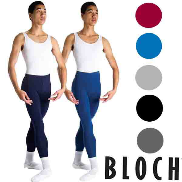 【 BLOCH 】 ブロック　バレエ メンズ レギンス タイツ( 男性 ＆ 男の子 フットレスタイツ ) ミニヨン バレエ用品 用品 レッスン 着