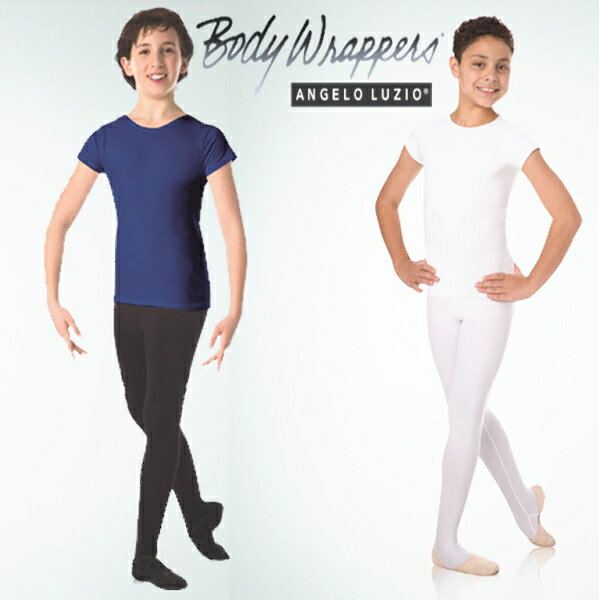 バレエ ボーイズ 男の子 Tシャツ【Body Wrappers】バレエトップス バレエ レッスン 着 バレエ用品【 ボーイズ バレエウェア 】 ボディラッパーズ バレエレッスン 男性 ウェア 男の子 ギフト