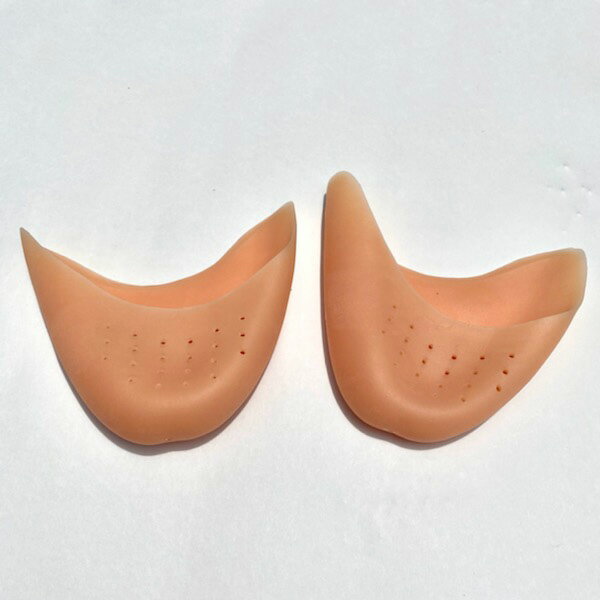 【スーパーセール全品P5倍】 シリコントウパッド トウシューズ用 柔らかい 【通気性の穴あり】 バレエ ..