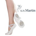 バレエシューズ ストレッチワン【K.H.Martin】 肉球ソールが特徴的 回りやすい 立ちやすい 左右があるバレエシューズ ( ホワイト / 白 ) ( バ...
