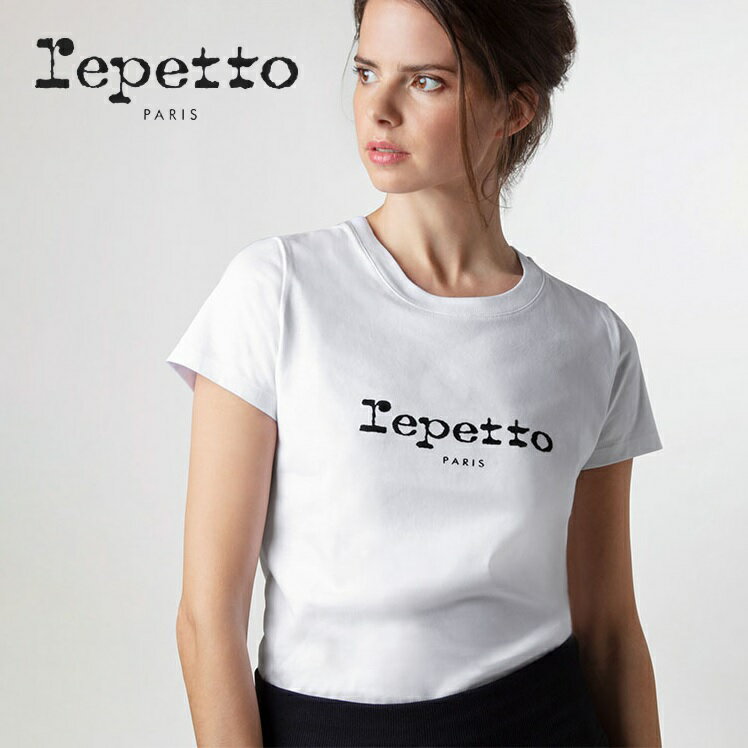 レペット【 repetto 】 Tシャツ 半袖 ロゴ 【背中にもロゴ入り】　正規品　トップス Logo T-shirt レペ..