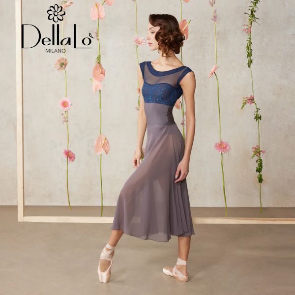 デラロミラノ　バレエ レオタード 大人 【 DellaLoMILANO 】Diana CL ディアナ レオタード　キャップスリーブ　レッスン　着 バレエレオタード　バレエ用品 ハンドメイド ダイアナ 2024 デラロ　ジュニア　ミニヨン　バレエレオタード