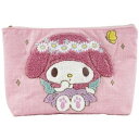 マイメロディ ポーチ サガラ刺繍 50周年 50th 可愛い おしゃれ サンリオ sanrio キャラクター 数量限定 ギフト プチギフト メイクポーチ