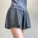 バレエ ショートパンツ ウエストゴム フレアショート パンツ ( バレエ ヨガ ) レッスン 着 ウェア チア ヨガ ミニヨン バレエウェア ジュニア 大人 レ...