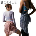 【スーパーSALE全品P2倍】 バレエ ラップ ニット ショール 【ボディール BODILE 】タッセル付き 大きい 三角ストール 楽屋着 発表会 舞台用 防寒アイテム