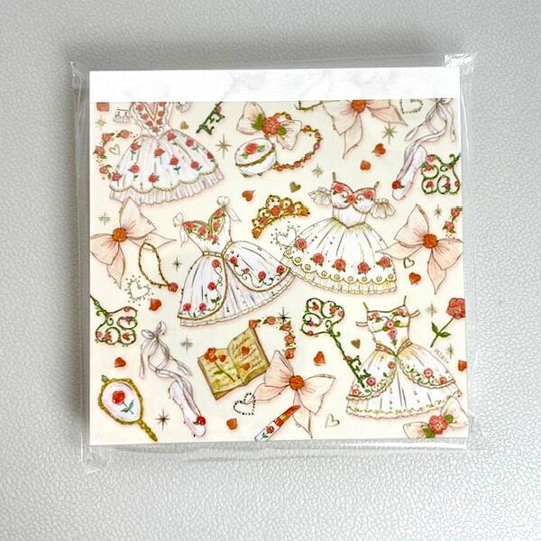 【ブラックフライデーP10倍※要エントリー】 【たけいみき】バレエ フローラの目覚め メモパッド メモ帳 文房具 発表会 プレゼント 贈り物 ギフト お返し