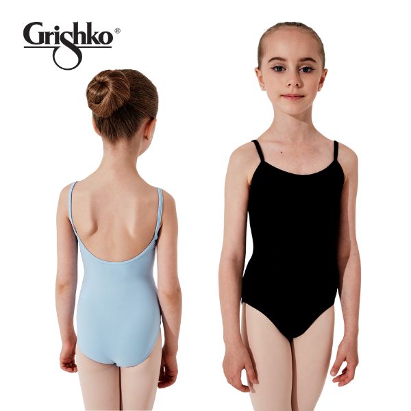 グリシコ バレエ レオタード 子供 ジュニア 【Grishko】シンプルなキャミソールレオタード(バレエレオタード バレエ用品 子ども こども キッズ ジュニア グリシコ スカートなし 子供レオタード レッスン 著 ワークショップ ) 新體操