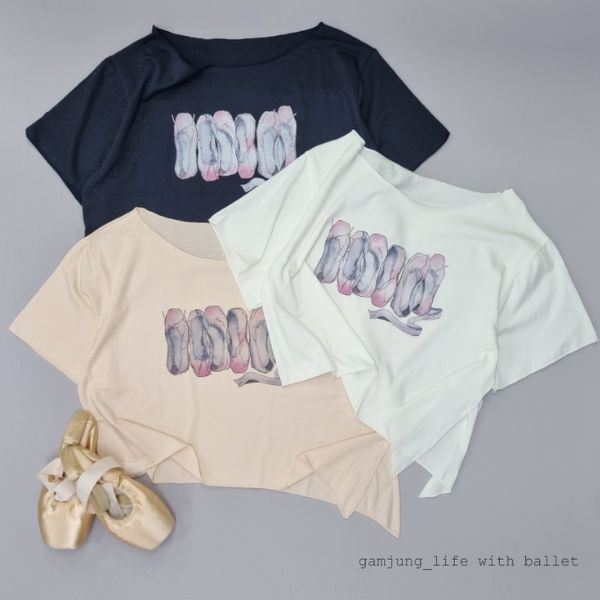 �Х쥨 T����� �������ॢ�å� ��Gamjung Life�ۥȥ����塼���� �����åץɾ� �ȥåץ� ��ǥ����� ��å����� ���åȥ��� Ⱦµ �ڹ�Х쥨�֥��...