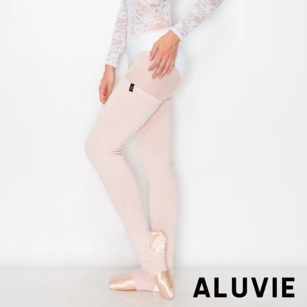 バレエ レッグウォーマー　柔らか 【アルヴィー Aluvie 】バレエ・ヨガ：65cm丈　ジュニア　大人　柔ら..