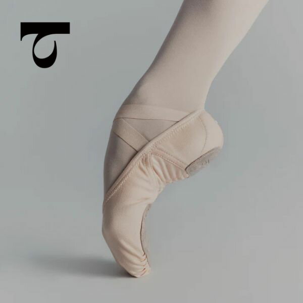 乐天商城 - Typha バレエシューズ 大人 ストレッチ キャンバスバレエシューズ コンフォート ハイテク ダンスシューズ 柔軟 クッション性 布製 スプリットソール 衝撃吸収 甲出し エレガント 練習用 レッスン 新体操
