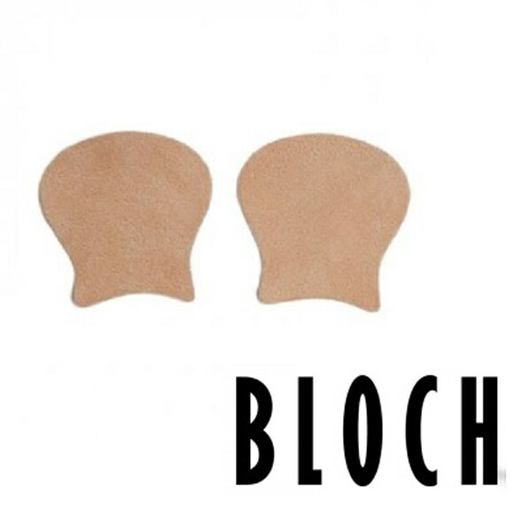 【 BLOCH 】 ブロック 　ポアントパッド　レザー　トウシューズの つま先 保護 シール (スエード) 2枚組　1足分　トウシューズ ポワント バレエ 滑り止め すべり止め 保護 ミニヨン バレエ用品 用品