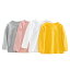 長袖カットソー Tシャツ カットソー ロンT ロングTシャツ 長袖 トップス ラウンドネック クルーネック 子供服 キッズ KIDS シンプル 無地 定番 ベーシック カジュアル 子ども服 こども服 男女兼用 男児 女児 男の子 女の子 90 100 110 120 130 140 1,280円