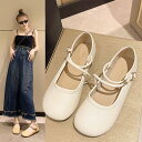 メリージェーン パンプス フラットパンプス ストラップパンプス パンプス 痛くない レディース スリッパ フラットパンプス PUレザー合皮 サンダル 新作 レデ...