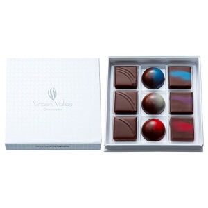 ヴァンサンヴァレ Vincent Vallee 9個 ショコラアソート 高級チョコレート valentine 大人気 フランス 本命チョコ おしゃれ