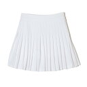 マラソンクーポン配布中 【ENTI ゴルフ URBAN PLEATED SKIRT (OFF) スカート エンティ ホワイト ペチコート付き スポーツ ゴルフウ...