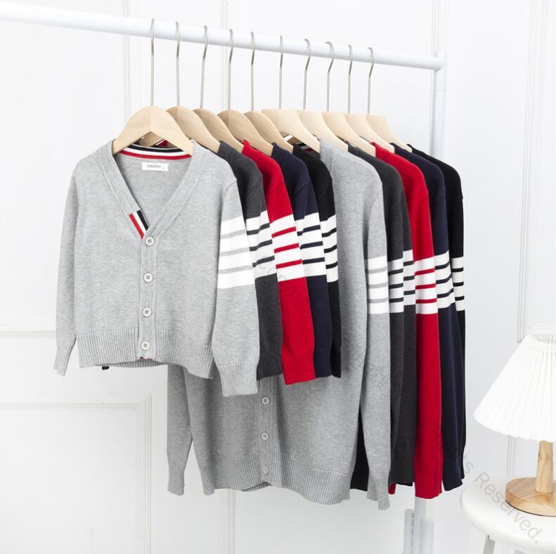 親子お揃いカーディガン 子供ニットカーディガン キッズアウター 春秋 秋物 親子ペアルック ニットアウ..