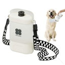 犬用 水飲み器 給水ペットボトル 散歩グッズ 給水器 水筒 食皿 おしっこシャワー 兼用 犬水入れボトルウォーターボトル 400ml大容量 小型犬 中型犬最適 ...