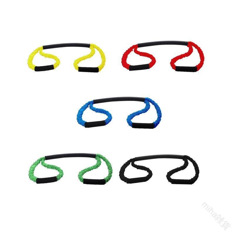 快適なハンドル付きボクシングレジスタンスバンド 敏捷性トレーニング用弾性バンド 女性男性用 ホーム..