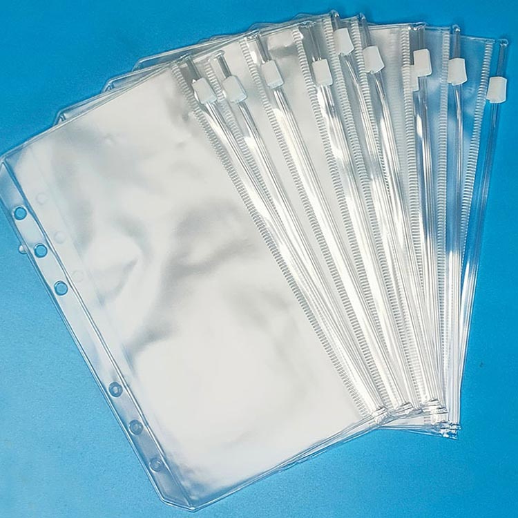 20枚セット a6 a5 シール帳 推し活 pvc 6穴 ジッパーファイル クリアポーチ ジッパ...