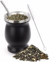 マテ茶 マテゴードセット ストロー マテ茶ひょうたんカップステンレスティーカップ断熱カップ ステンレス お手入れ簡単 部屋 オフィス プレゼント230ML