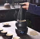 熱燗器 伝統 熱酒器 酒器セット 冷たい 暖かい 熱い酒のための日本の禅スタイルの陶磁器のワインセット伝統的な磁器酒暖かい フラスコ 焼酎 熱燗器 焼酎じょか揃...