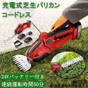 芝生バリカン 充電式 【 マキタ バッテリー 互換 対応 】 コードレス 24V 芝生 バリカン 電動芝生バリカン 芝刈り 芝刈り機 芝刈機 芝 用 ハンディ 2way 電動 電動芝刈り機 園芸 剪定 雑草 キワ刈り 植木 最大切断径 7.5mm マキタバッテリー相互対応 家庭用