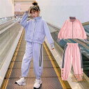 新発売!子供服 子ども用ジャージ セットアップ キッズ 女の子 長袖 春秋 上下セット トップス Tシャツ パーカー ロングパンツ スポーツウェア 運動着 おしゃれ 可愛い