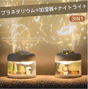 プラネタリウム 加湿器 ナイトライト 小型 超音波式 部屋用 コンパクト ミスト量2段階調整 空気清浄機 静音 除菌 省エネ 寝室/リビング/会社/