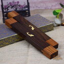 文鎮 書道用 木製 鯉 文房具 黒檀 ペーパーウェイト 書道 2本組 30*4*2.4cm 贈り物 ギフトボックス