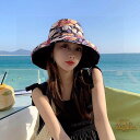 ビーチハット レディース 帽子 レディース 花柄 きれいめ 大きいサイズ uv 折りたたみ 紫外線カット 春 夏 飛ばない UVカット 日焼け 紫外線 ハット ...