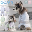 犬 小型犬 犬の服 接触冷感 虫よけ UVカット つなぎ ロンパース 犬服 可愛い 袖あり ペット 暑さ対策 ひんやり クール 暑さ対策 防蚊 防虫 犬の服 ド...