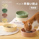 ペット ペットボウル 早食い防止 フードボウル 食器 陶器 高さがある 犬/猫向き 丸飲み防止 餌入れ エサ入れ 食器 ペット用品