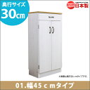 薄型ろうかキャビネット(幅45cmタイプ）奥行30cm 送料無料 国産