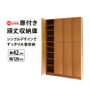 【夏季休業中につき出荷は18日 お詫びのクーポン配布中】MiHAMAの家具 本棚 大容量 扉付き 頑丈 壁面 収納 おしゃれ 薄型 diy 棚 1cmピッチ コ...