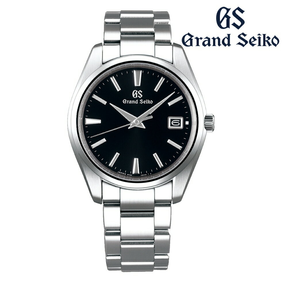 セイコー グランド セイコー 腕時計（メンズ） 【送料無料】SBGP011 Grand Seiko | グランドセイコー クォーツ 電池式 腕時計 アナログ 日付 カレンダー 防水 ブラック 黒 シンプル 金属 ベルト ビジネス 通勤 おしゃれ おすすめ 高級 メンズ ウォッチ 男性 時計 プレゼント ギフト 記念品 日本製 正規品 メーカー保証5年