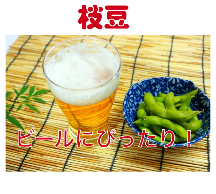 【送料無料】　塩茹で　枝豆　500g　5袋　冷凍　野菜