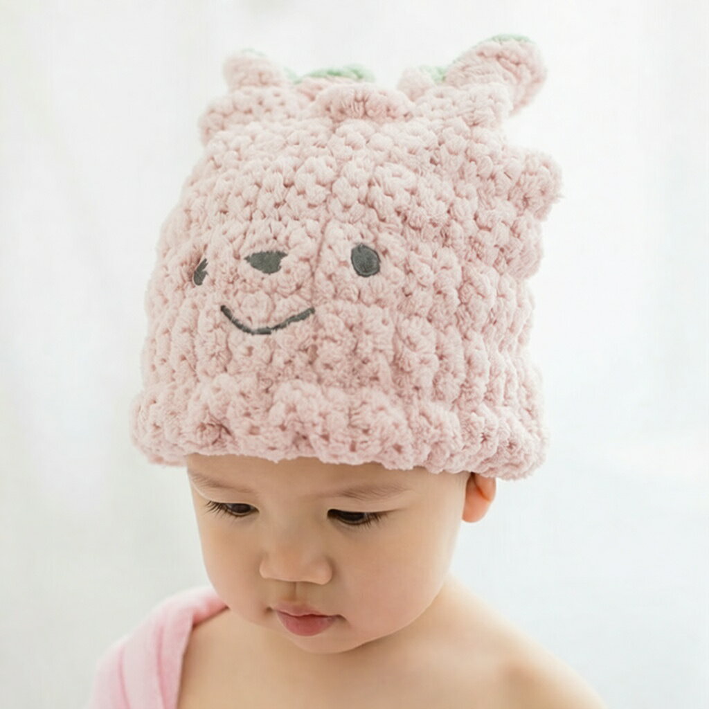 子供用 タオルキャップ 男の子 女の子 キッズ タオル キャップ ヘアタオル ヘアドライ 吸水 ドライキャップ 子供 子ども ベビー ふわふわ もこもこ プール 水泳 スイミング ヘアキャップ マイクロファイバー タオル お風呂 髪 タオル 海 バス用品 キャップ 海水浴 かわいい