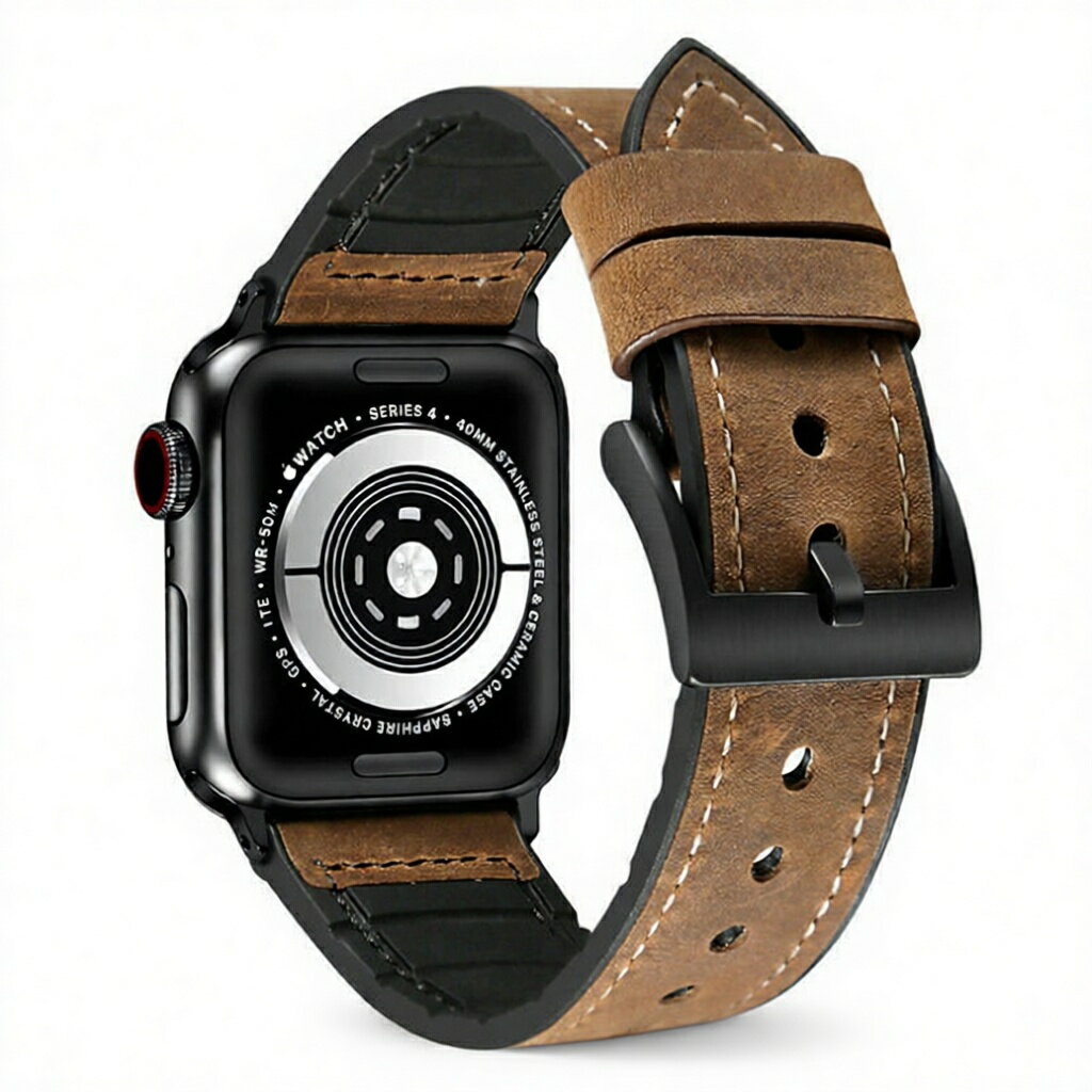 アップルウォッチ バンド レザー apple watch ベルト iwatch バンド 革 appleウォッチ 皮ベルト38mm 40mm 42mm 44mm 腕 時計バンド 本革 アップルうぉっち バンド アップルウォッチ654 3 2 1 SEビジネスス 交換用 レディース メンズ プレゼント 全9色