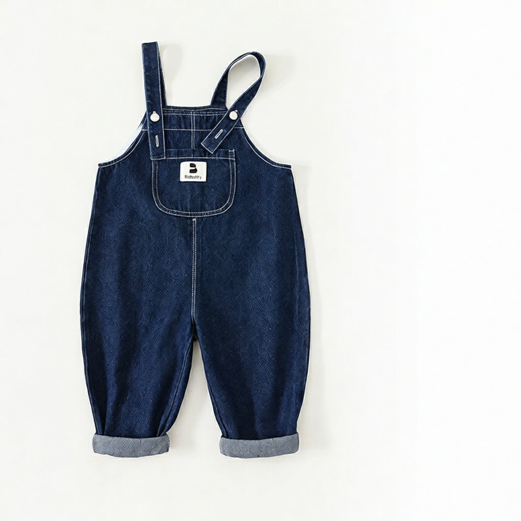 デニムサロペット オーバーオール 繋ぎ 子ども用 キッズウェア キッズサロペット デニムパンツ 春服 秋服 夏服 可愛い こども服 こども用サロペット シンプル denim 幼稚園 小学校 幼児 男女兼用 男の子 女の子 kidswear ジーンズ 韓国子供服 青 ブルー salopette