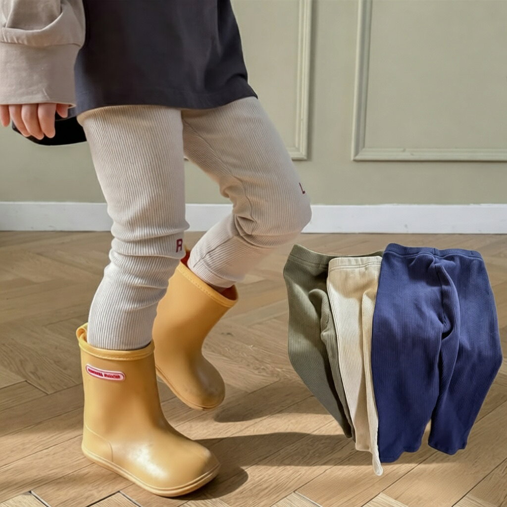 キッズ レギンス 女の子 ストレッチ 80～130cm 春 夏 秋 9分丈 スパッツ 無地 透けない ベビー 子供服 柔らか 弾力 入園 入学 80cm 90cm 100cm 110cm 120cm 130cm パンツ 保育園 幼稚園 小学生 リブ編み UVカット ボトムス 韓国 かわいい コーデ おしゃれ