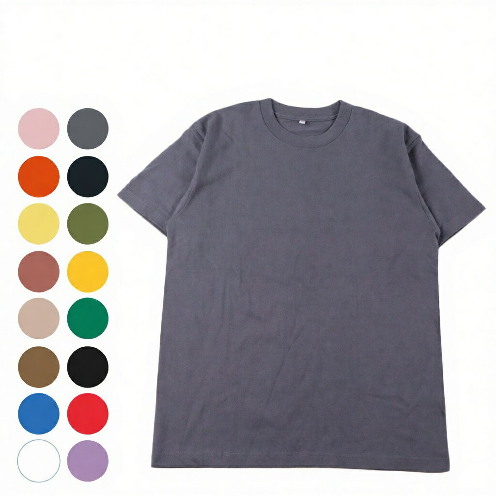 Rakuten - Tシャツ トップス 半袖シャツ シャツ 半袖Tシャツ ティーシャツ 綿100 コットン コットン100 レディース メンズ 大きいサイズ レディーストップス お揃い 春夏 夏 春 半袖 ネイビー ブラック ホワイト ピンク ブルー オレンジ S M XS L XL XXL