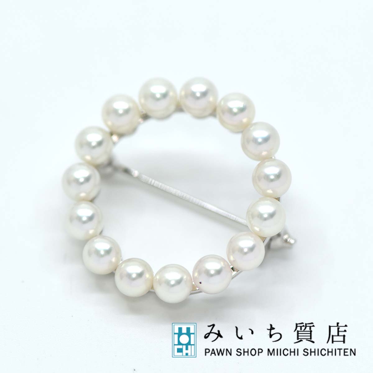質屋 ブローチ MIKIMOTO ミキモト パール SV アクセサリー シルバー 22k301-1 みいち質店