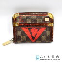 ルイヴィトン ダミエ 財布（レディース） 質屋 財布 LOUIS VUITTON ルイヴィトン ダミエ トランクタイム M52745 LV ジッピー コインパース みいち質店