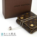 ルイヴィトン ネックレス（レディース） 質屋 ネックレス LOUIS VUITTON ルイ ヴィトン LV パンダンティフ アンプラント Q93167 ピンクサファイア 750WG 1P みいち質店