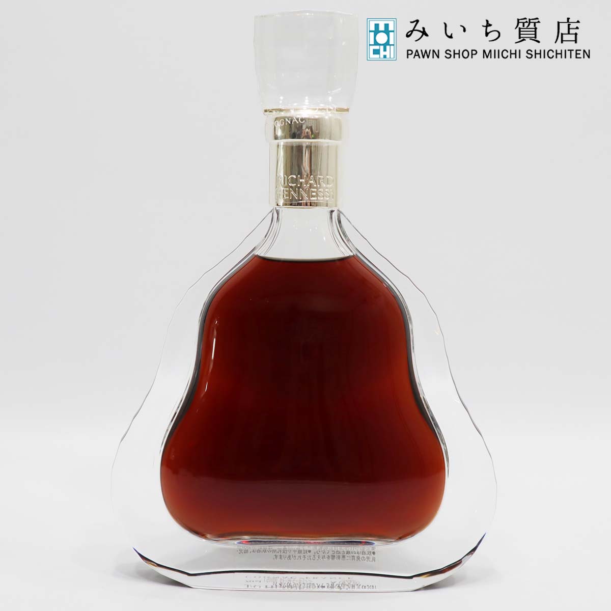 質屋 未開栓 お酒 ブランデー ヘネシー リシャール 新ボトル 700ml 40％ バカラボトル 23k51-1 みいち質店