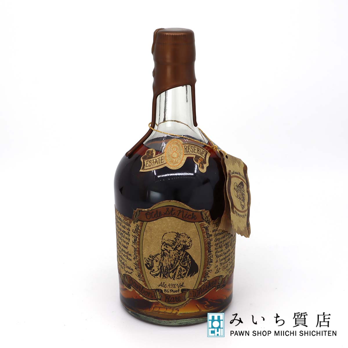 質屋 未開栓 お酒 ウイスキー オールドセントニック 8年 バーボン 750ml 43％ 23k442-15 みいち質店