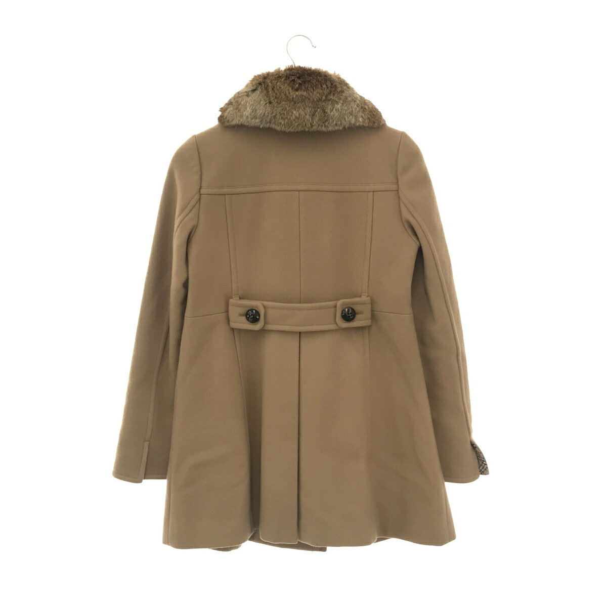 質屋 バーバリー ブルーレーベル BURBERRY BLUE LABEL コート 38 ラビットファー 襟 ベージュ アウター miichi78-10001668 みいち質店 サンプル画像2